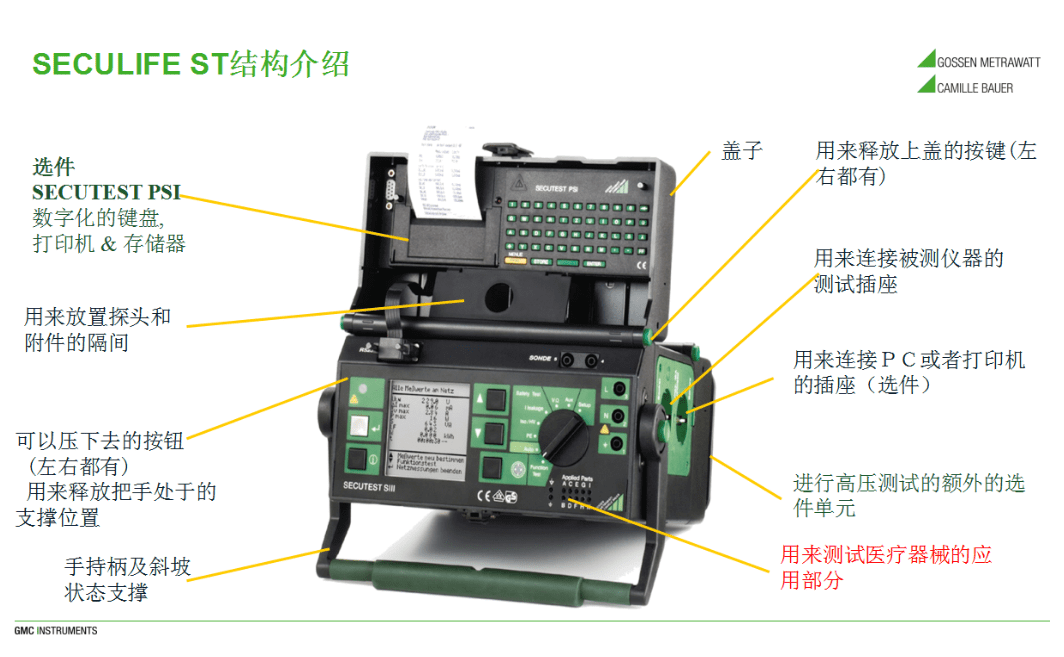 醫療電氣設備安規測試儀Seculife?ST簡易操作說明