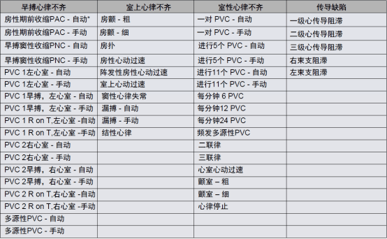 SECULIFE PS300心律失常模擬